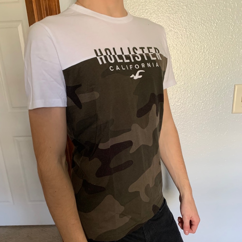 Hollister Camo Short Sleeve